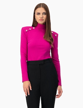 Blusa Ivonne Manga Larga Para Mujer