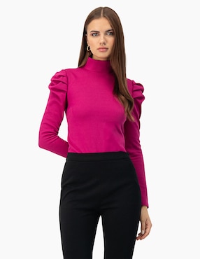 Blusa Ivonne Manga Larga Para Mujer