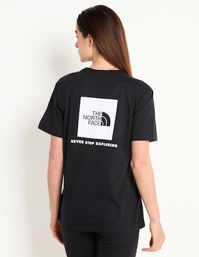 Playera manga corta The North Face cuello redondo para mujer