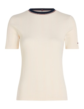 Playera Manga Corta Tommy Hilfiger Cuello Redondo Para Mujer