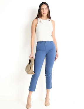 Pantalón capri Tommy Hilfiger slim para mujer