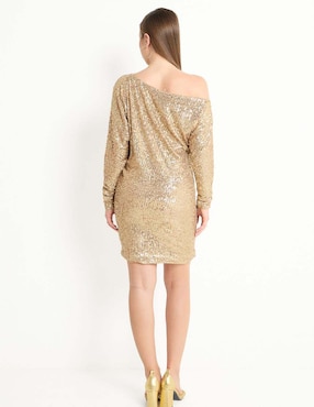 Vestido corto de fiesta Marciano escote regular
