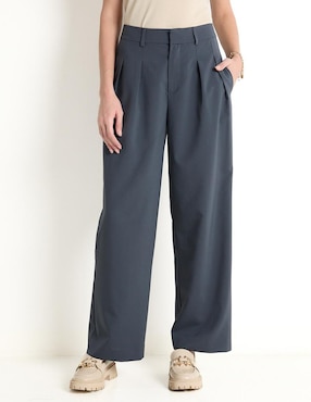 Pantalón Relaxed Calvin Klein Jeans Wide Leg Para Mujer