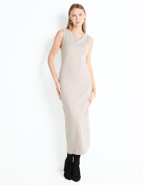 Vestido Midi Casual Calvin Klein Jeans Para Mujer