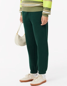 Pants Straight Lacoste Con Agujeta Para Mujer