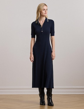 Vestido Midi Casual Lauren Ralph Lauren Para Mujer