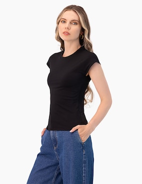 Blusa Ivonne Manga Corta Para Mujer