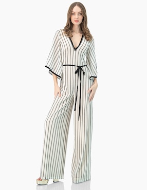 Jumpsuit Ivonne Estampado A Rayas Para Mujer