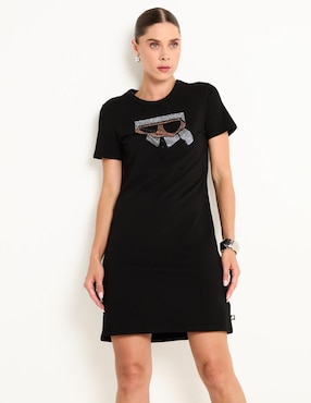 Vestido corto casual Karl Lagerfeld Paris para mujer