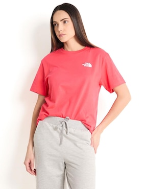 Playera Manga Corta The North Face Cuello Redondo Para Mujer