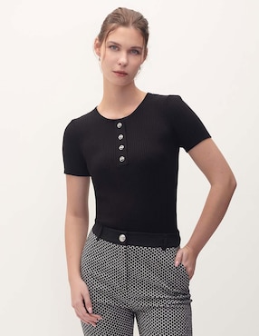 Blusa Julio Manga Corta Para Mujer