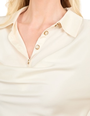 Blusa Marciano manga larga para mujer