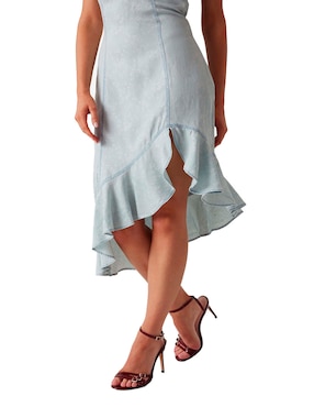 Vestido midi casual Guess para mujer