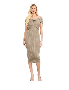 Vestido midi casual Marciano para mujer