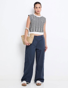 Pantalón cargo Calvin Klein Jeans relajado para mujer