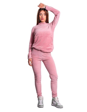 Conjunto Deportivo Regular Donut Con Elástico Para Mujer