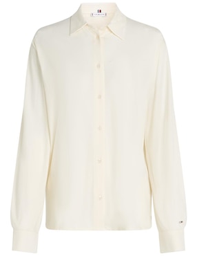 Camisa Tommy Hilfiger de algodón manga larga para mujer