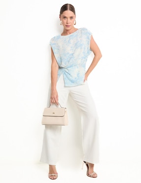 Blusa Calvin Klein manga corta para mujer