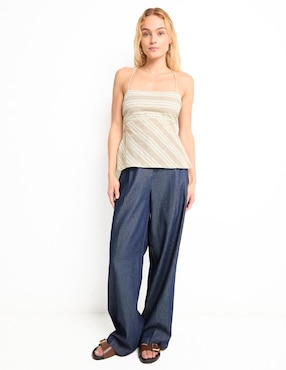 Pantalón Calvin Klein amplio para mujer