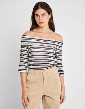 Blusa Trucco manga 3/4 para mujer