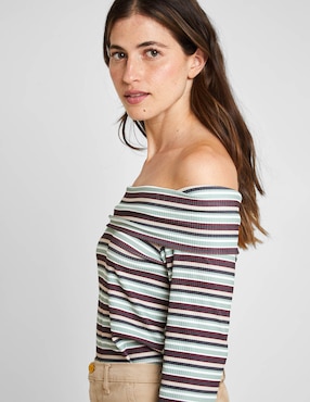 Blusa Trucco manga 3/4 para mujer