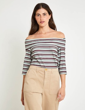 Blusa Trucco manga 3/4 para mujer
