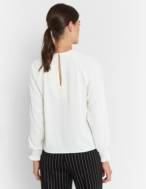 Blusa Trucco manga larga para mujer