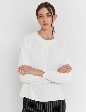 Blusa Trucco manga larga para mujer