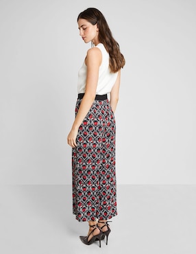 Pantalón coulotte Trucco amplio para mujer