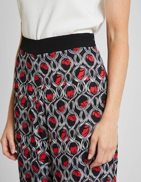 Pantalón coulotte Trucco amplio para mujer