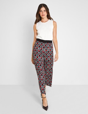 Pantalón coulotte Trucco amplio para mujer