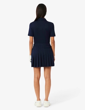 Falda short corta Lacoste a la cintura