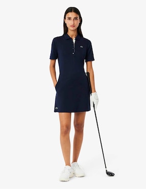 Falda short corta Lacoste a la cintura