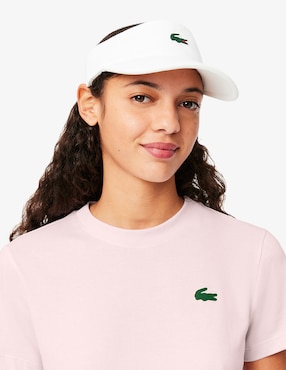Playera manga corta Lacoste cuello redondo para mujer