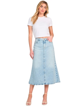Falda larga Guess a la cintura