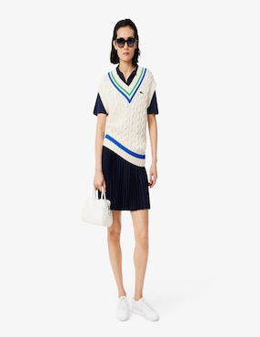 Playera tipo polo Lacoste para mujer