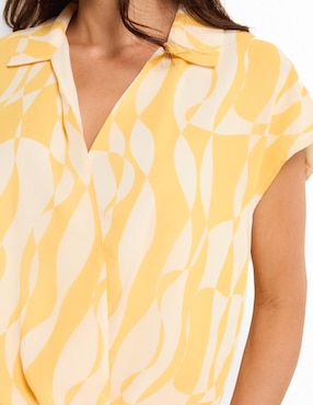 Blusa Calvin Klein manga corta para mujer