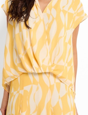 Blusa Calvin Klein manga corta para mujer