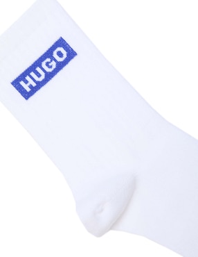 Set calcetín Hugo Blue de algodón para mujer 3 pares