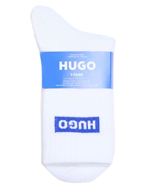 Set calcetín Hugo Blue de algodón para mujer 3 pares