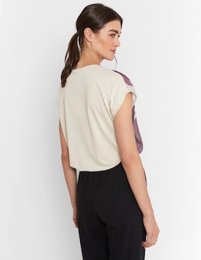 Blusa Trucco manga corta para mujer