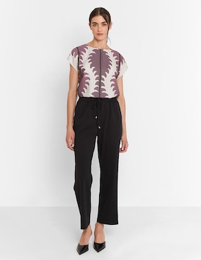 Blusa Trucco manga corta para mujer