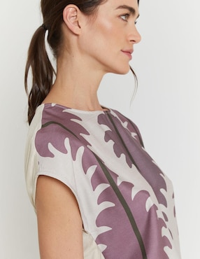 Blusa Trucco manga corta para mujer