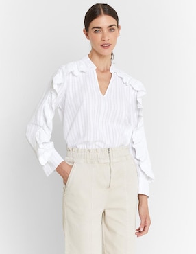 Blusa Trucco manga larga para mujer