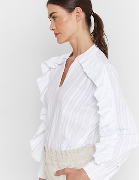 Blusa Trucco manga larga para mujer