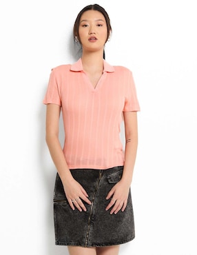 Playera tipo polo Calvin Klein Jeans para mujer