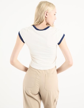 Top Cakvin Klein Jeans cuello redondo