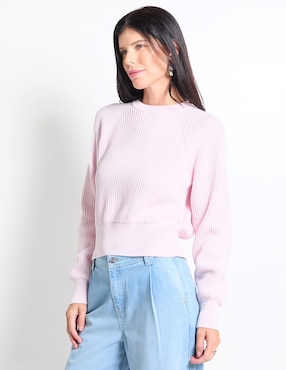 Suéter Hugo Blue cuello redondo para mujer