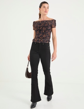 Blusa Trucco manga corta para mujer