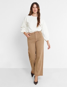 Pantalón relaxed Trucco straight para mujer